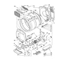 Kenmore 11087842700 dryer bulkhead parts diagram