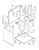 Washer cabinet parts