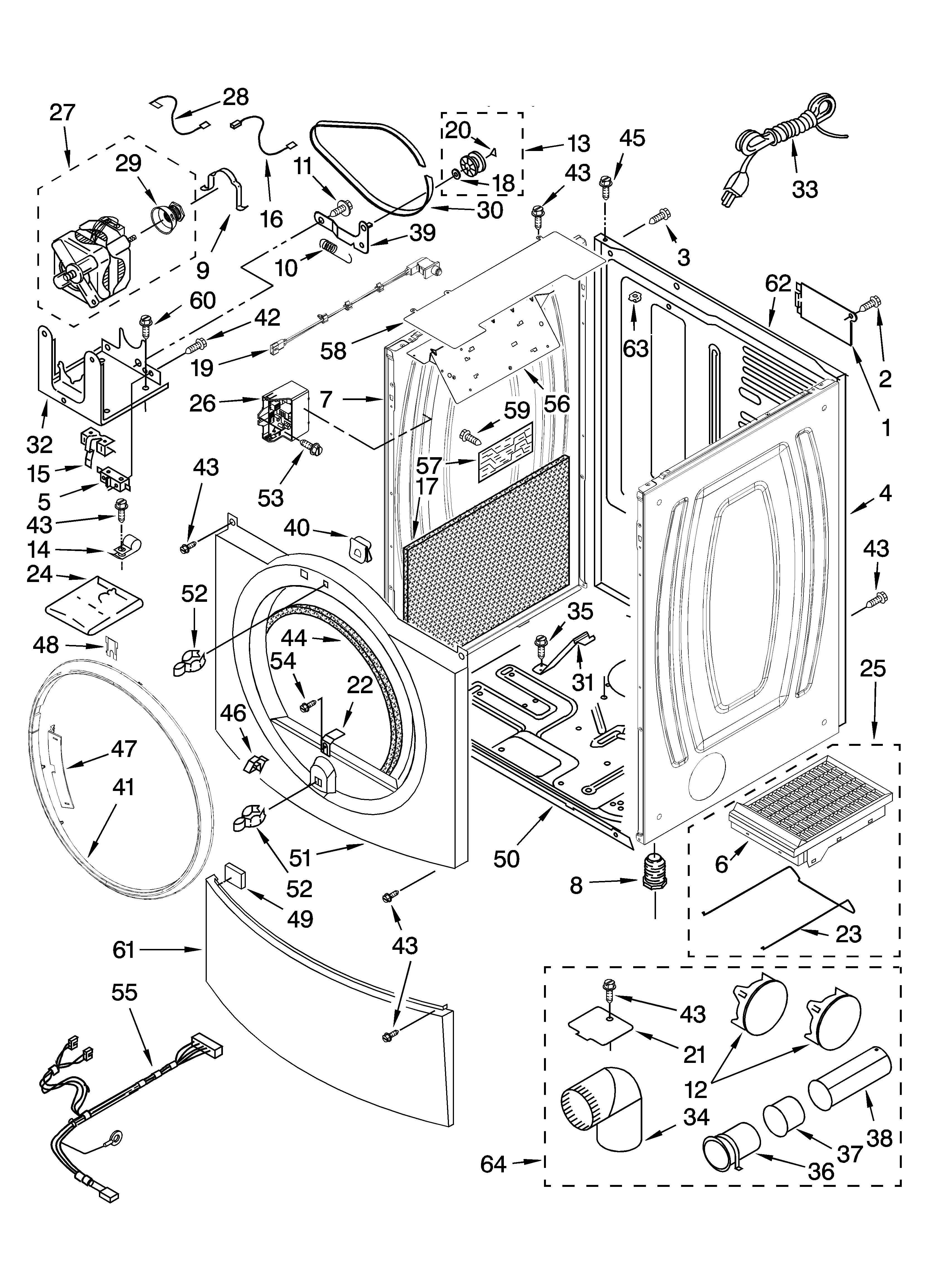 Cabinet parts