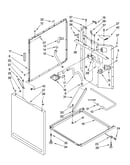 Washer cabinet parts