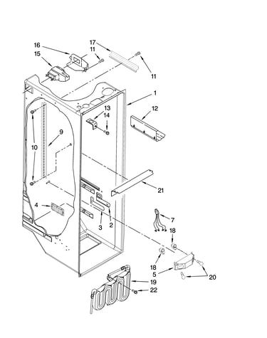 Refrigerator liner parts