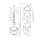 Kenmore 11028522701 agitator, basket and tub parts diagram