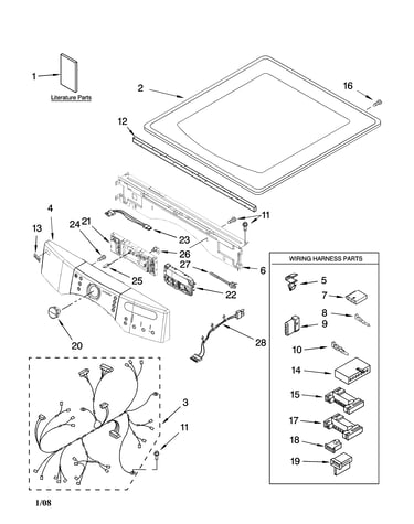 Top and console parts