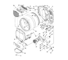 Kenmore Elite 11097088601 bulkhead parts diagram