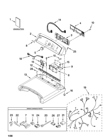 Top and console parts