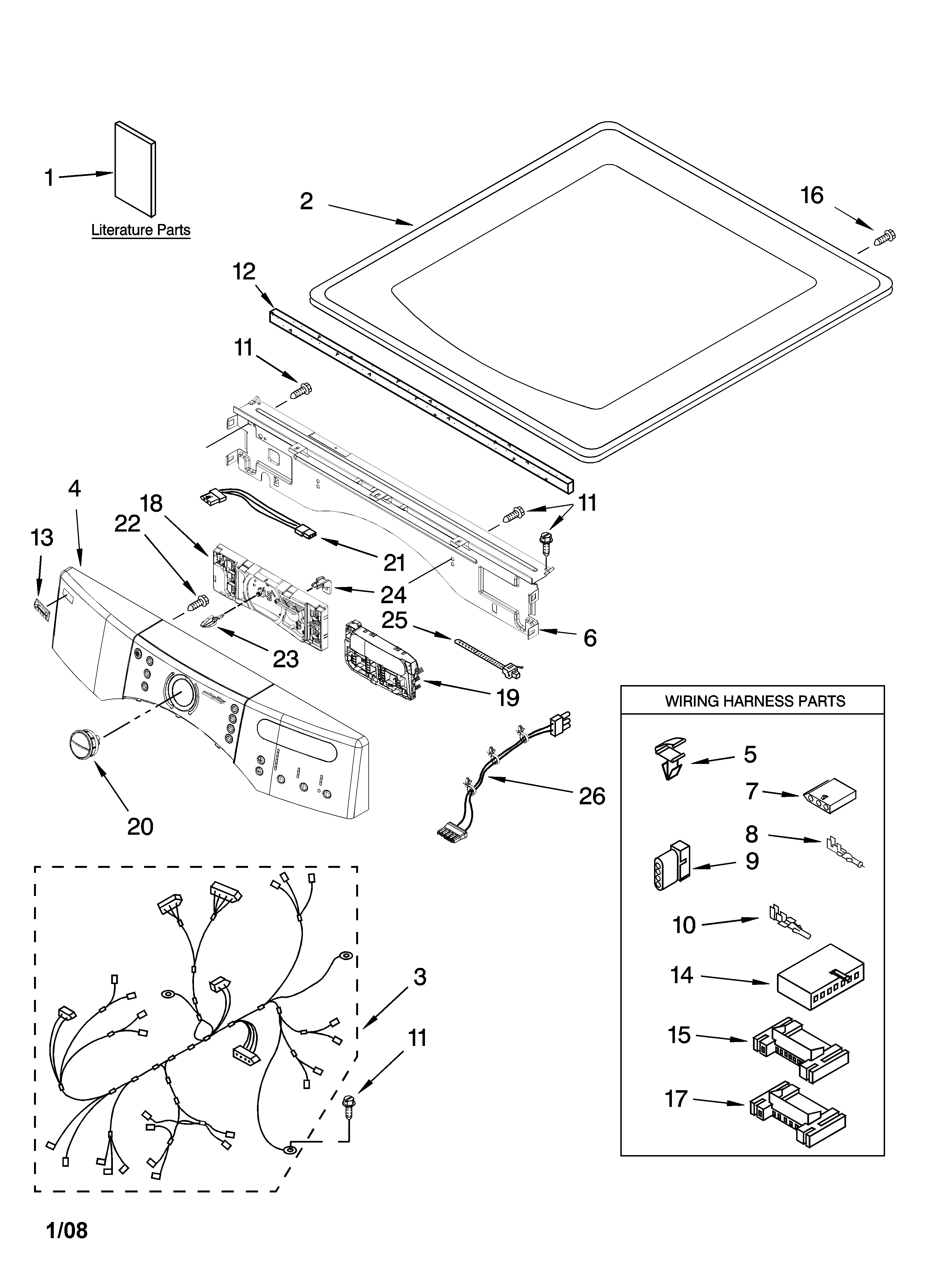 TOP AND CONSOLE PARTS