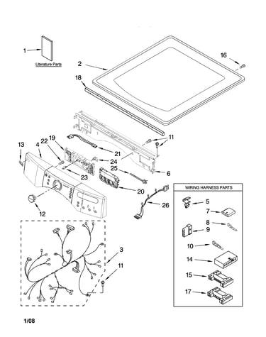 Top and console parts