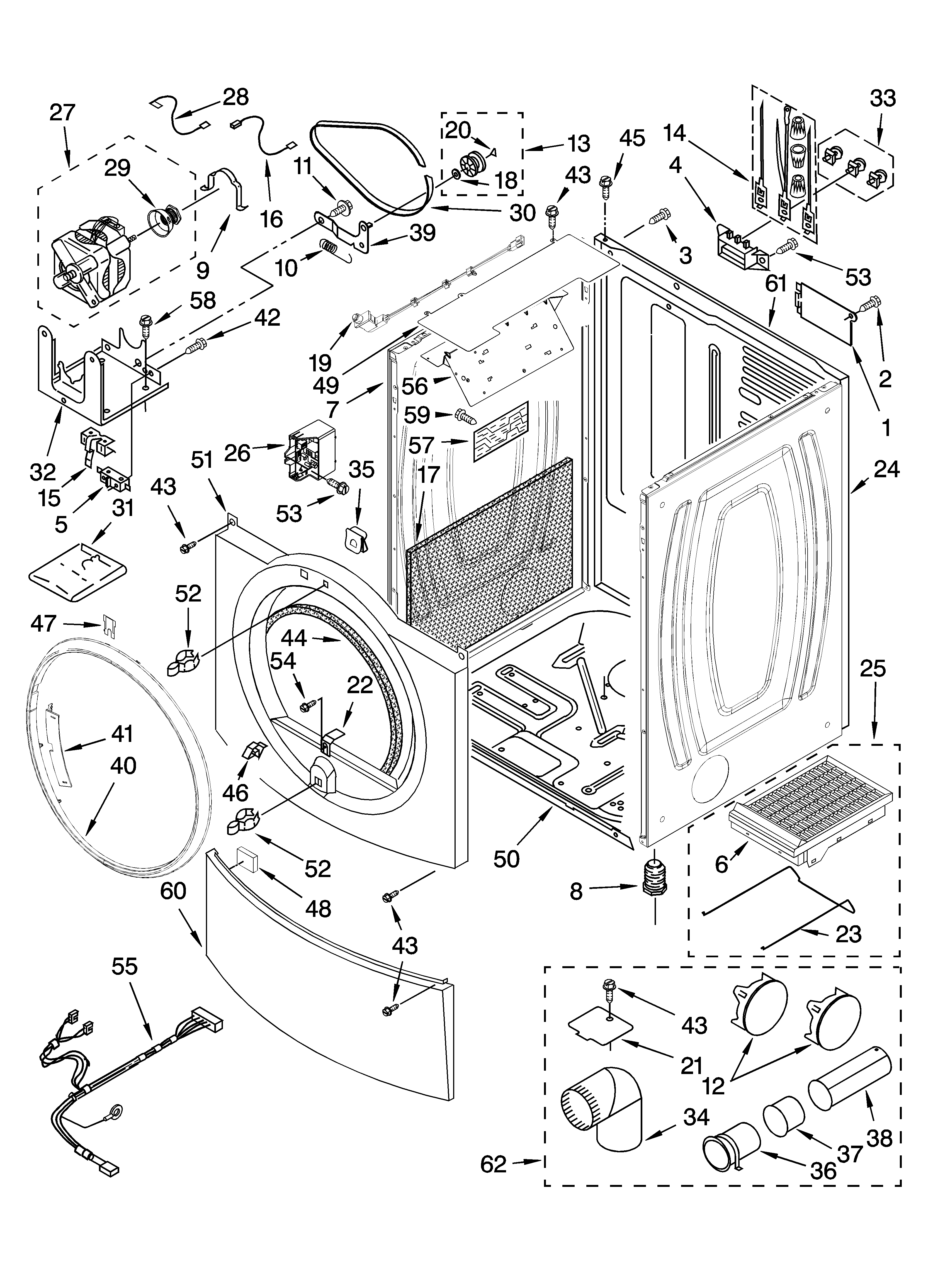 Cabinet parts