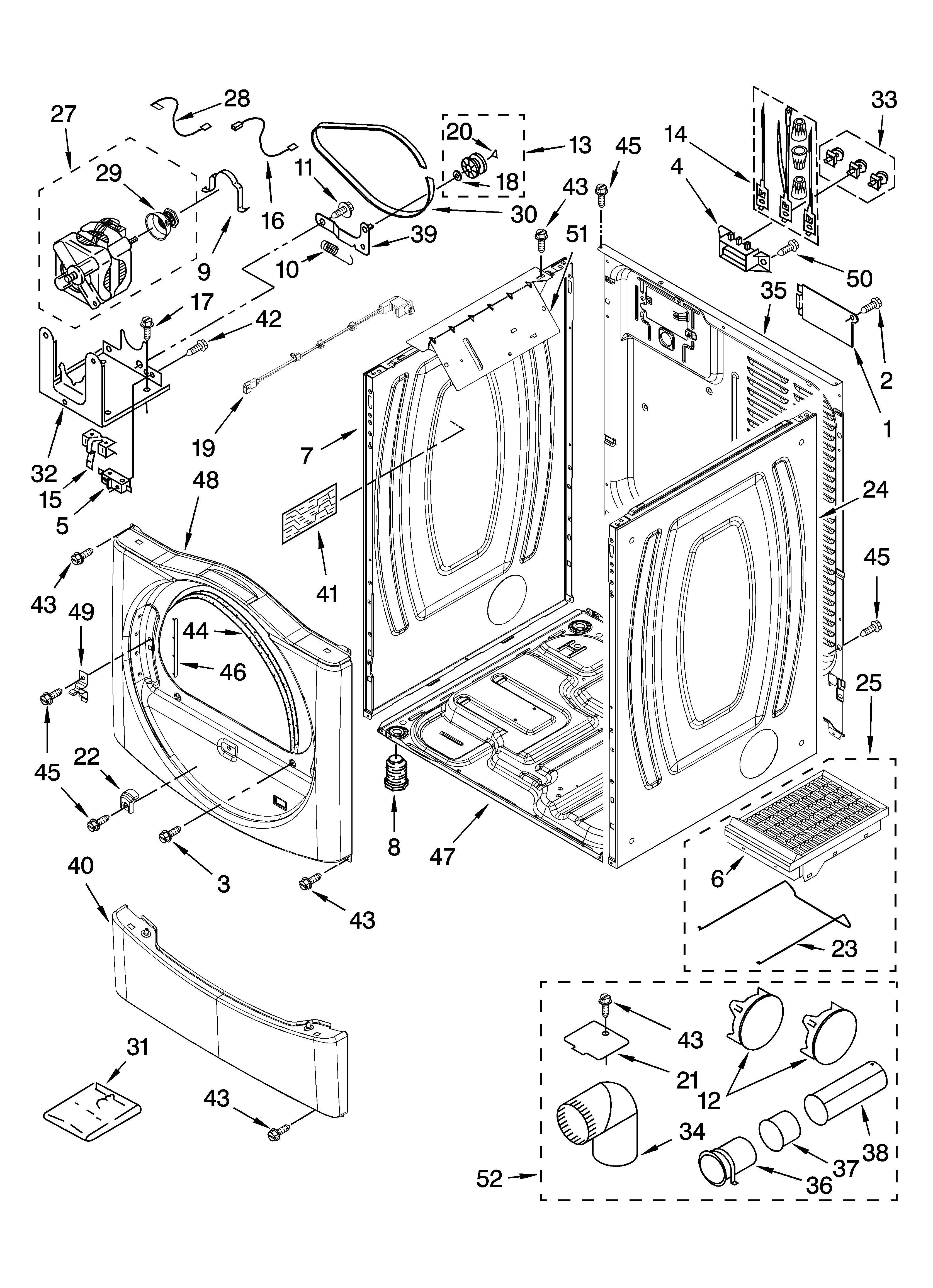 Cabinet parts