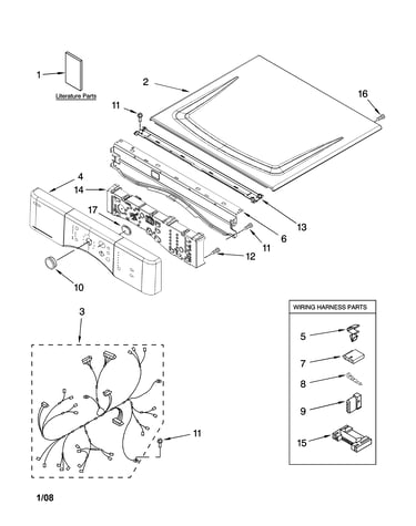 Top and console parts