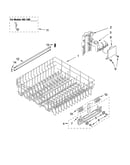 Upper rack and track parts