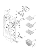 Freezer liner parts