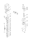 Motor and ice container parts