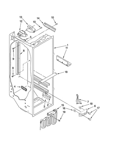 Refrigerator liner parts