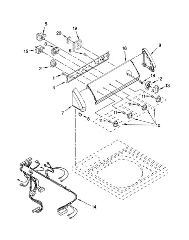 Control panel parts