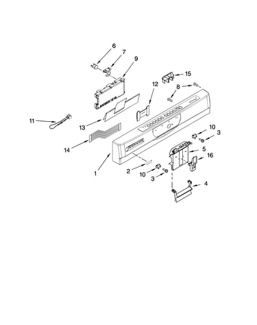 Control panel parts