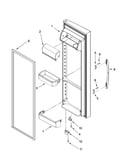 Refrigerator door parts