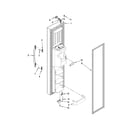 Kenmore 10657064603 freezer door parts diagram
