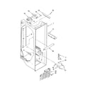 Kenmore Elite 10658164704 refrigerator liner parts diagram