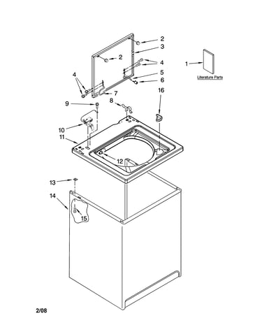 Top and cabinet parts