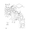 Kenmore Elite 11046742701 top and cabinet parts diagram