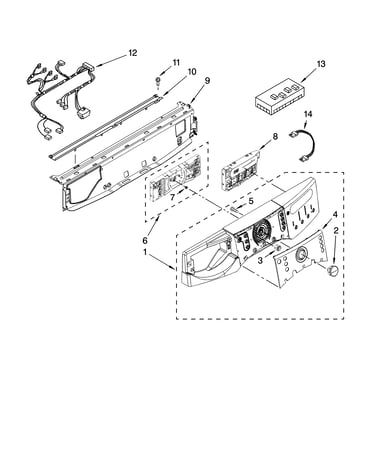 Control panel parts
