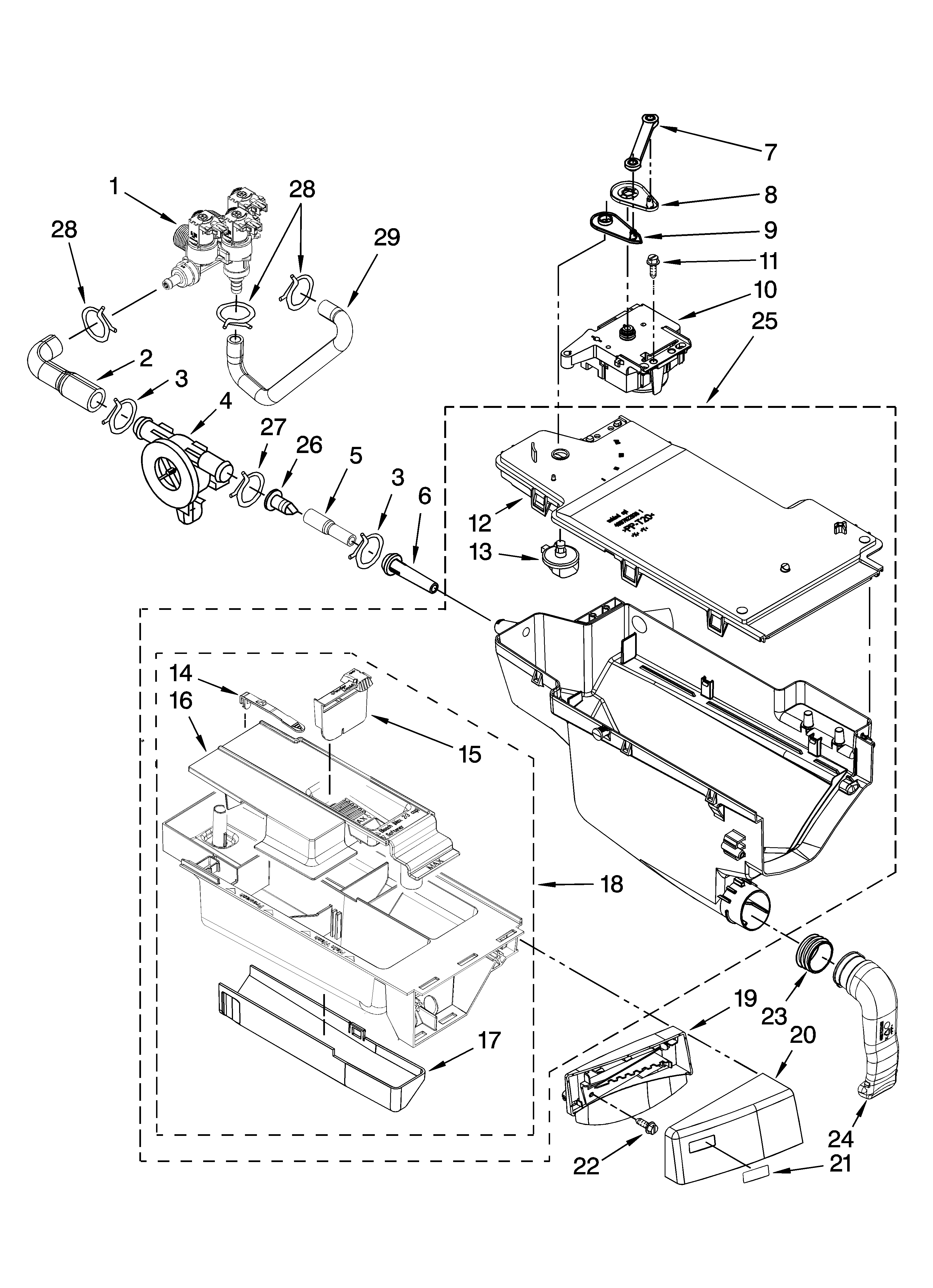 DISPENSER PARTS