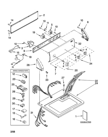 Top and console parts