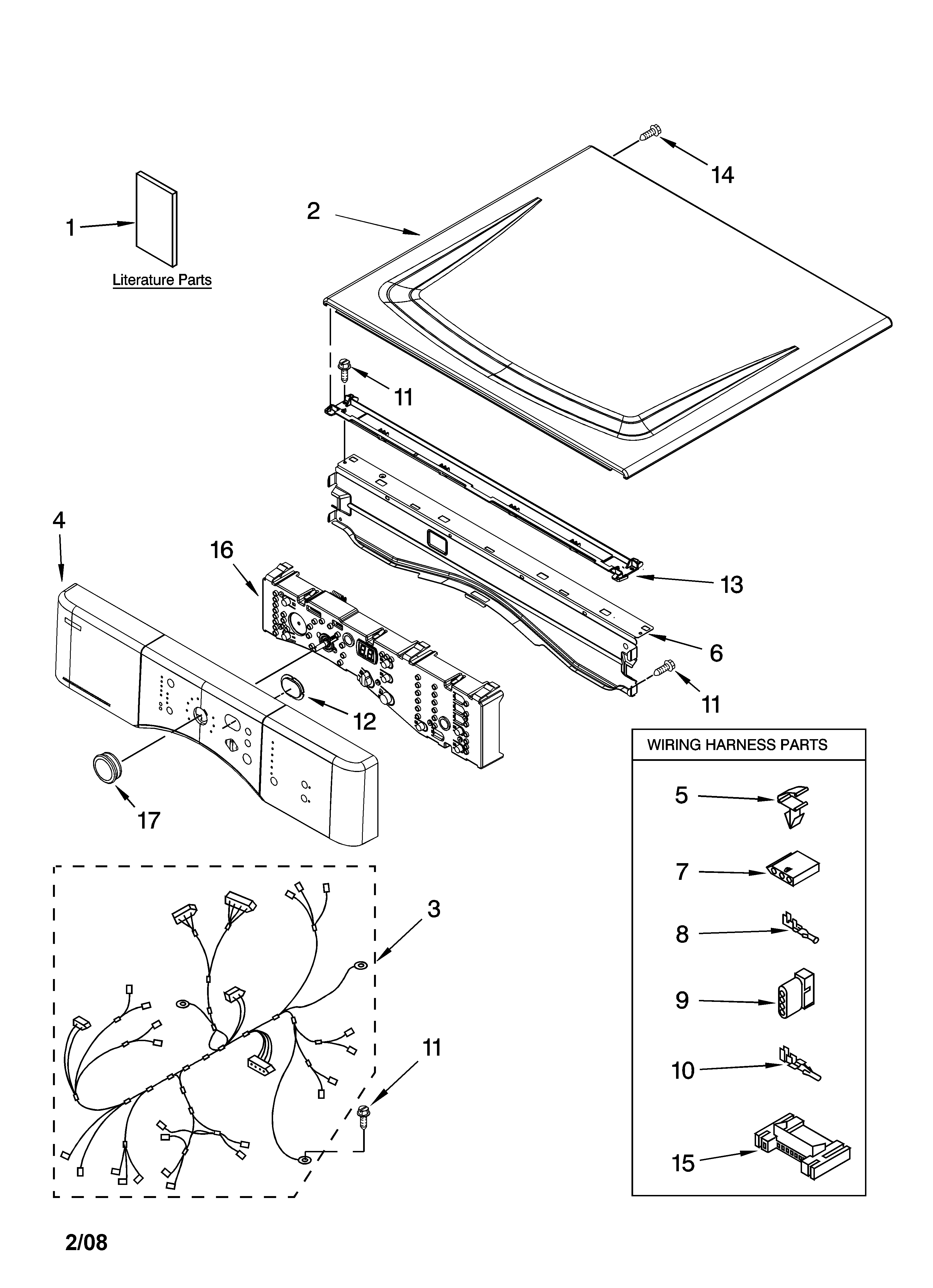 TOP AND CONSOLE PARTS