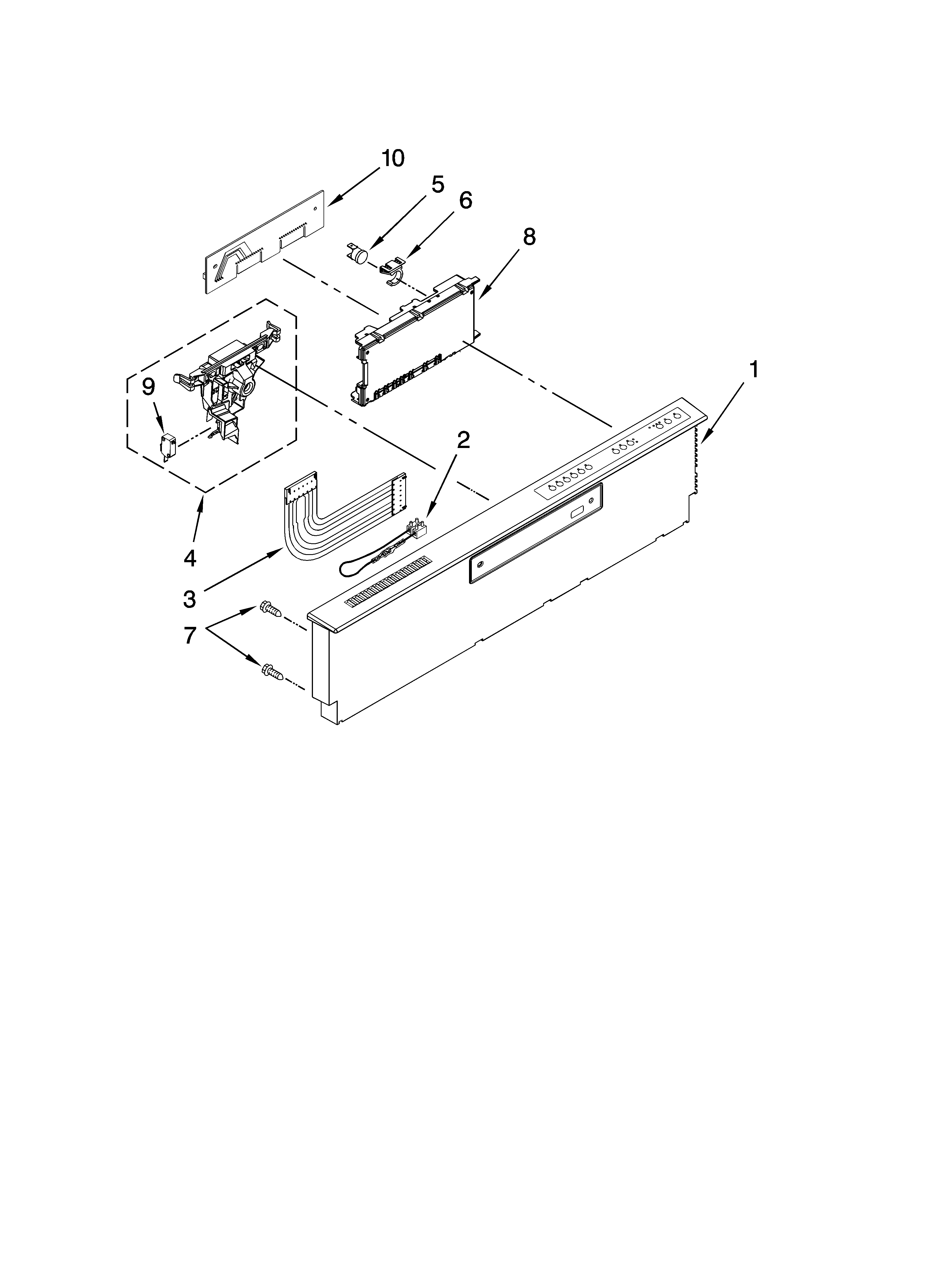 Control panel parts