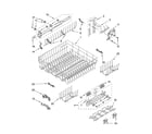 Kenmore Pro 66513173K700 upper rack and track parts diagram