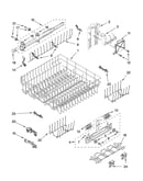 Upper rack and track parts