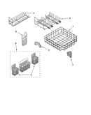 Lower rack parts, optional parts (not included)