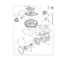 Kenmore 66513582K700 pump and motor parts diagram