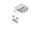 Kenmore 66513582K700 lower rack parts, optional parts (not included) diagram