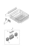 Lower rack parts, optional parts (not included)