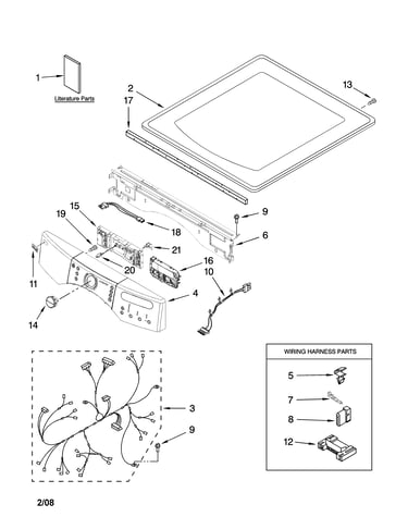 Top and console parts