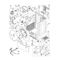 Kenmore Elite 11087872601 cabinet parts diagram