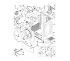 Kenmore Elite 11087872601 cabinet parts diagram