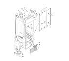 Kenmore Elite 10657703702 refrigerator liner parts diagram