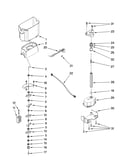 Motor and ice container parts
