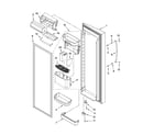 Kenmore Elite 10657709702 refrigerator door parts diagram