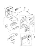 Dispenser front parts