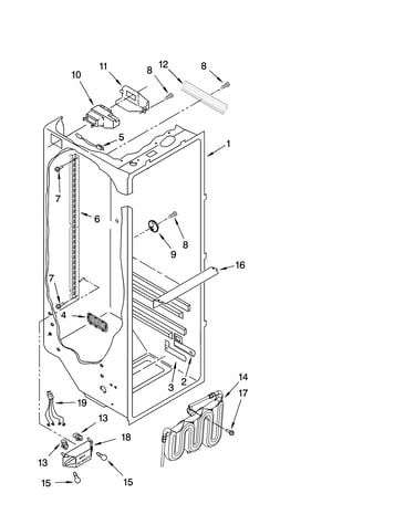 Refrigerator liner parts