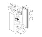Kenmore Elite 10657789702 refrigerator door parts diagram
