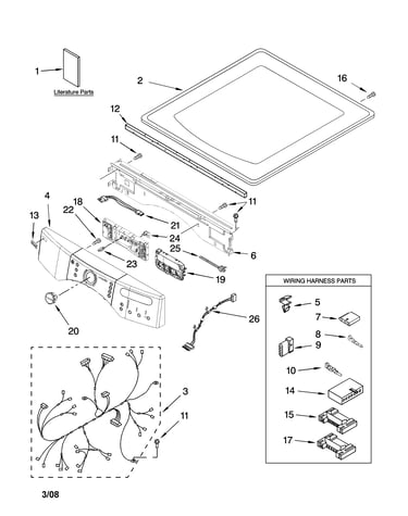 Top and console parts
