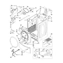 Kenmore Elite 11087701701 cabinet parts diagram