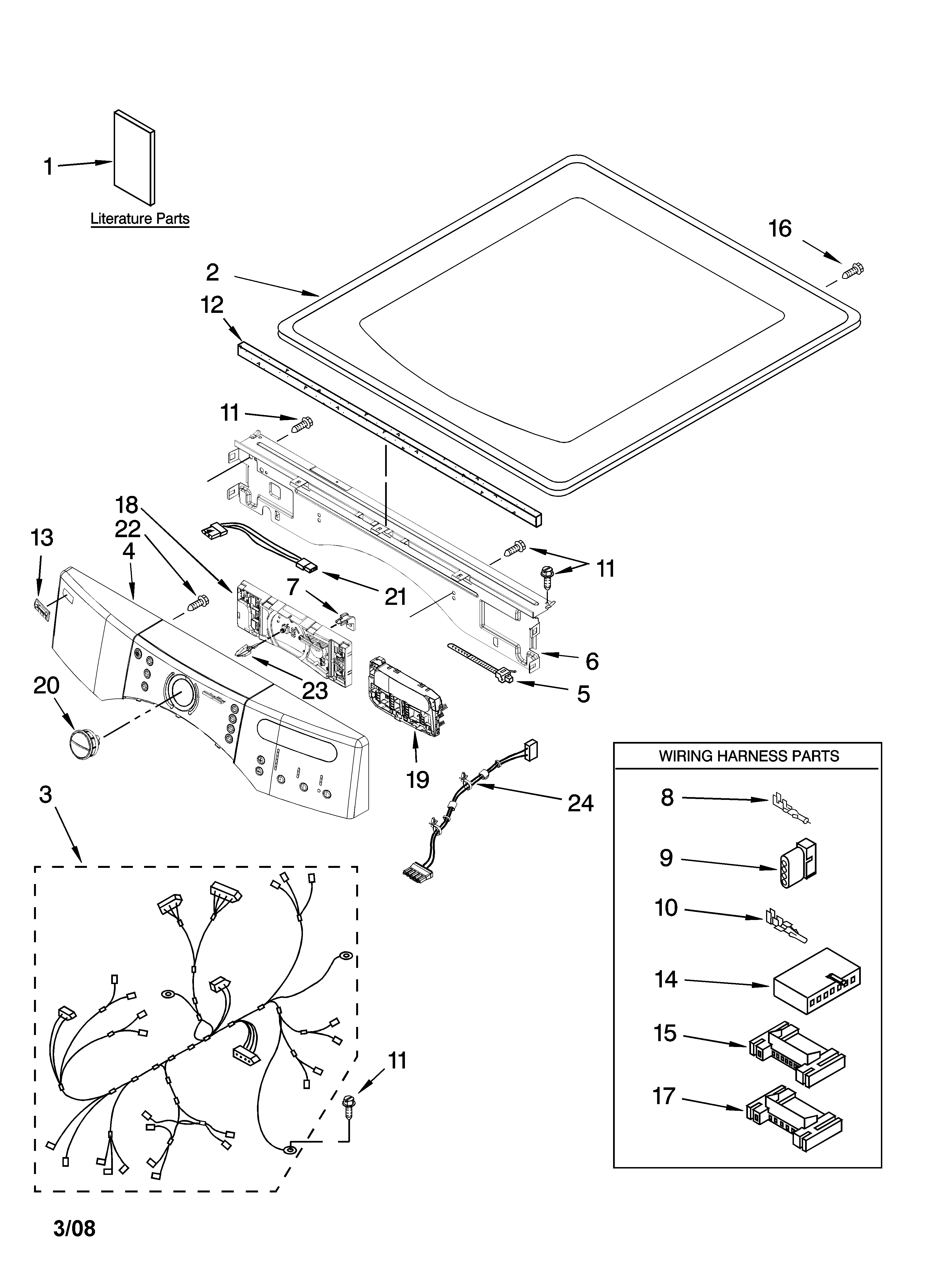 TOP AND CONSOLE PARTS