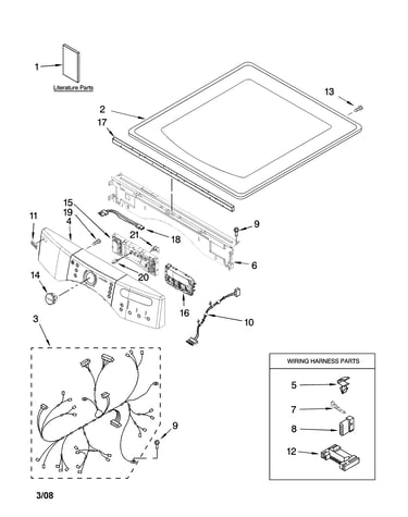 Top and console parts