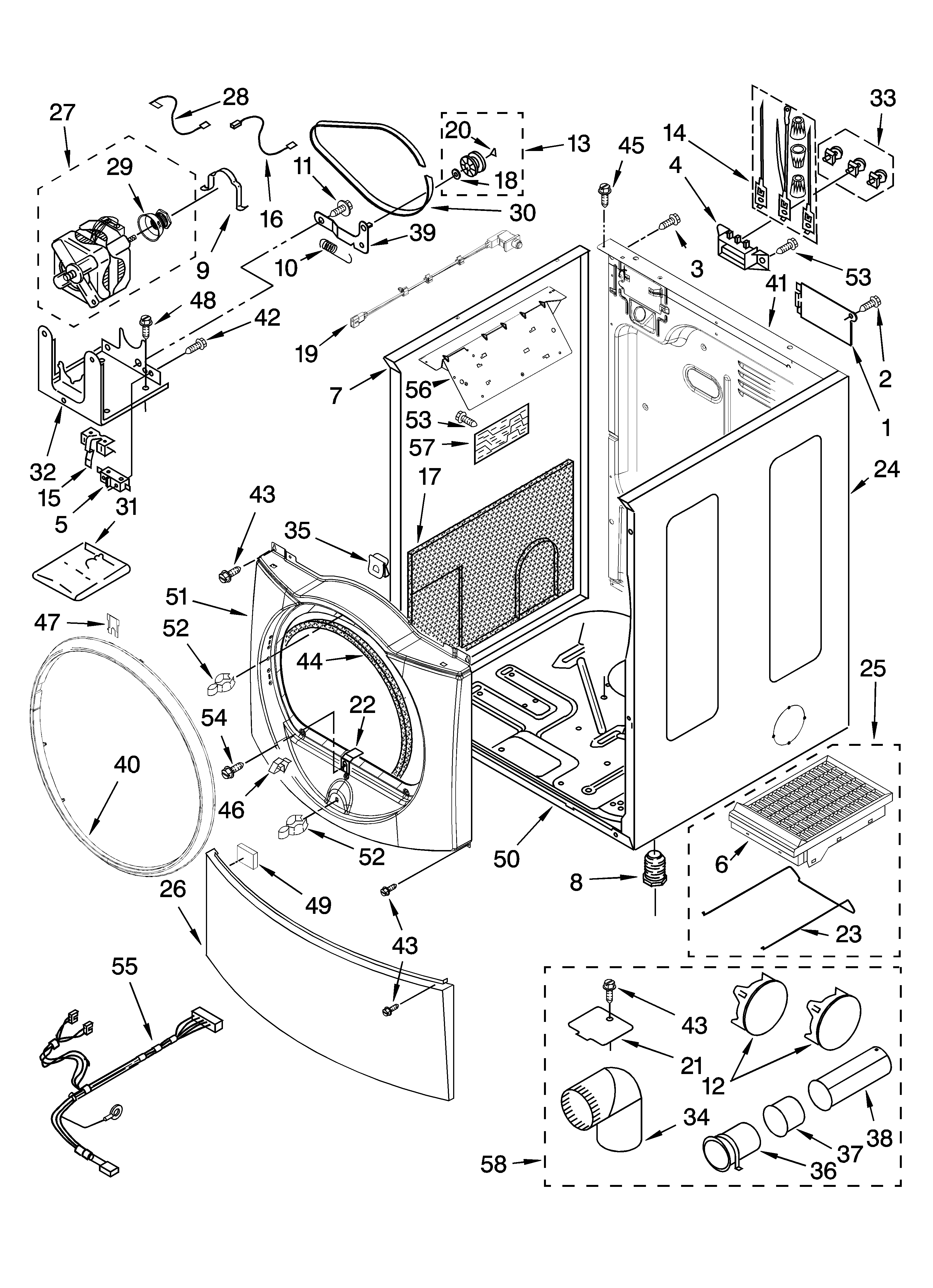Cabinet parts